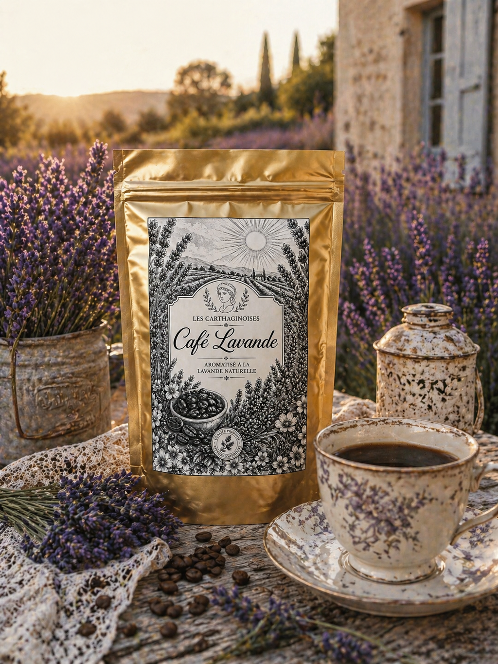 Café Lavande – 100g | Collection Bloom – Les Carthaginoises