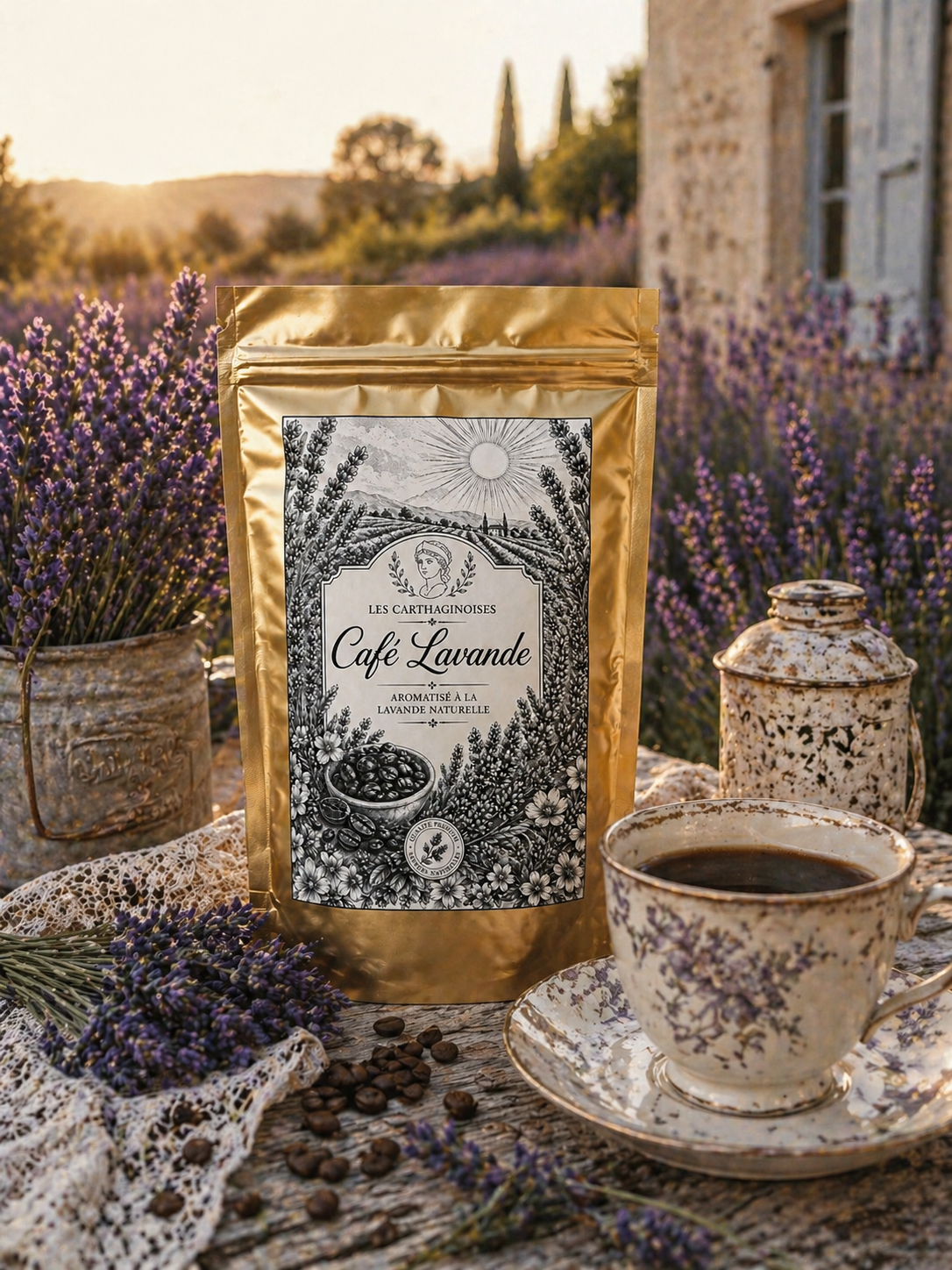 Café Lavande – 100g | Collection Bloom – Les Carthaginoises