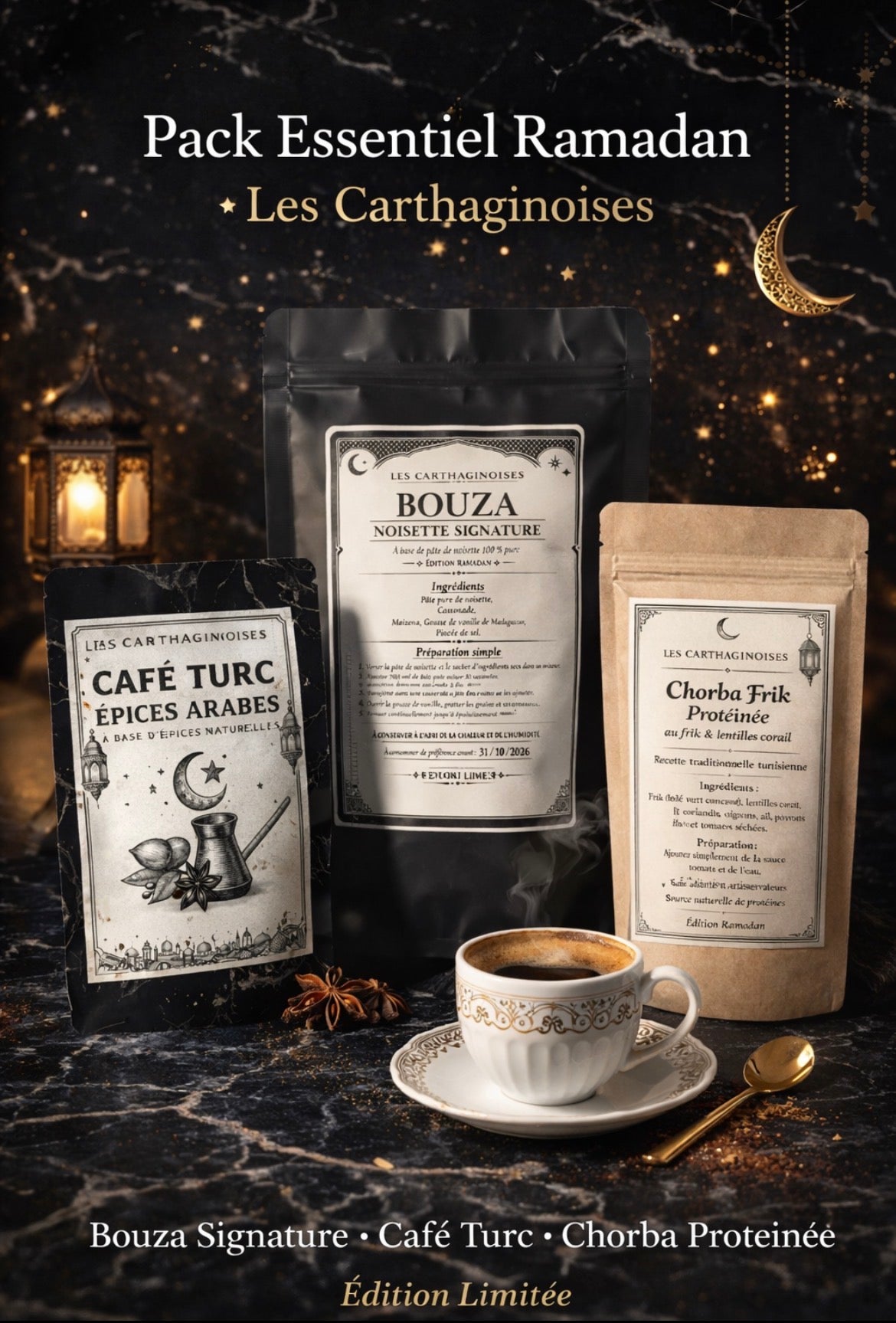 Pack Essentiel Ramadan – Les Carthaginoises 🌙
