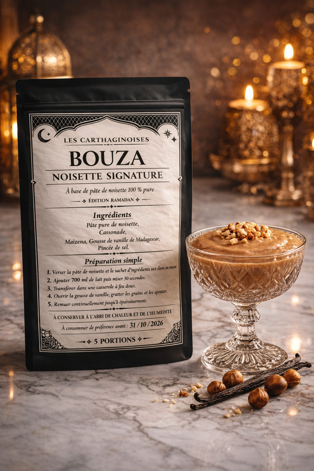 BOUZA NOISETTE SIGNATURE - A base de pure pate de noisette