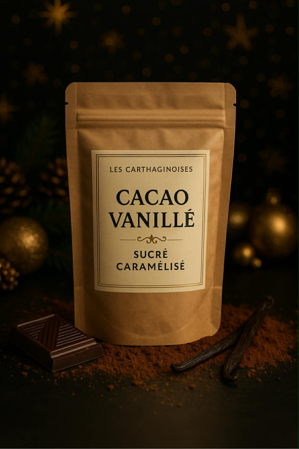 Cacao Vanillé Caramélisé – Édition Noël