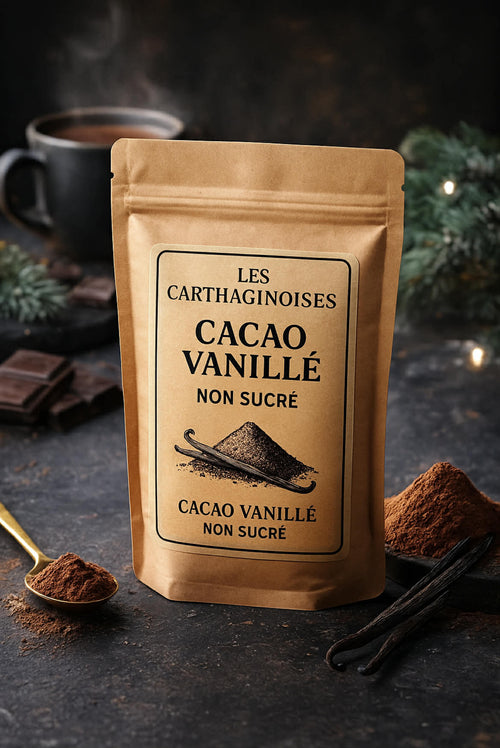 Cacao Vanillé Non Sucré – Édition Noël