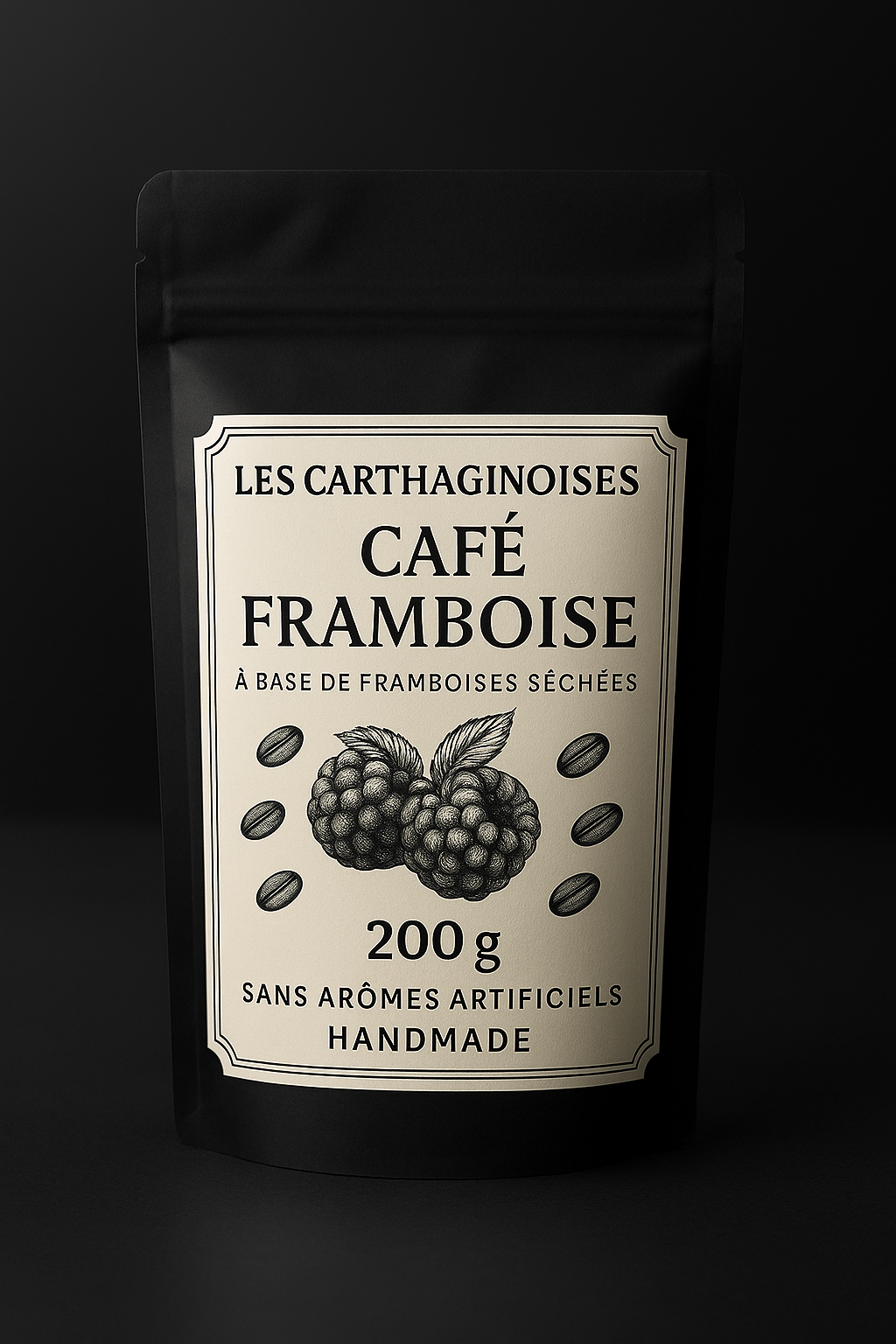 Café moulu Framboise intense _ 100% arabica