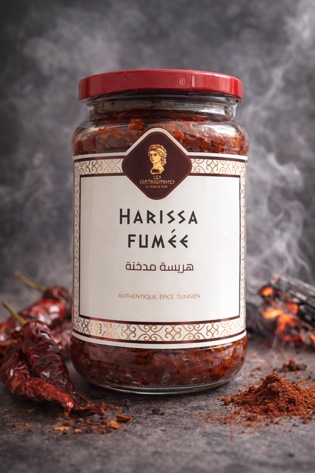 Harissa Fumée – Les Carthaginoises 350g