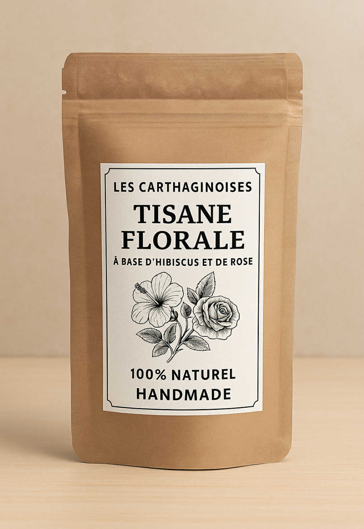 Tisane florale Hibiscus & Rose – Les Carthaginoises